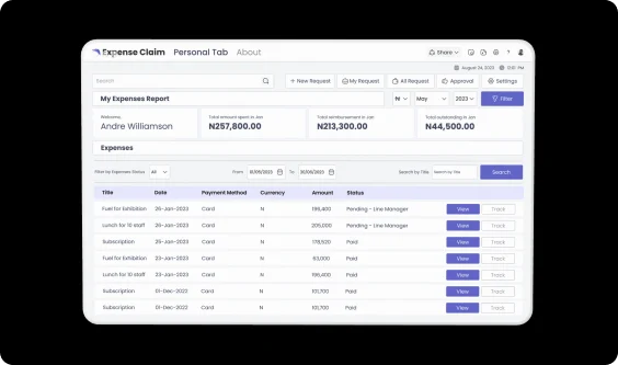 Expense Claim Management